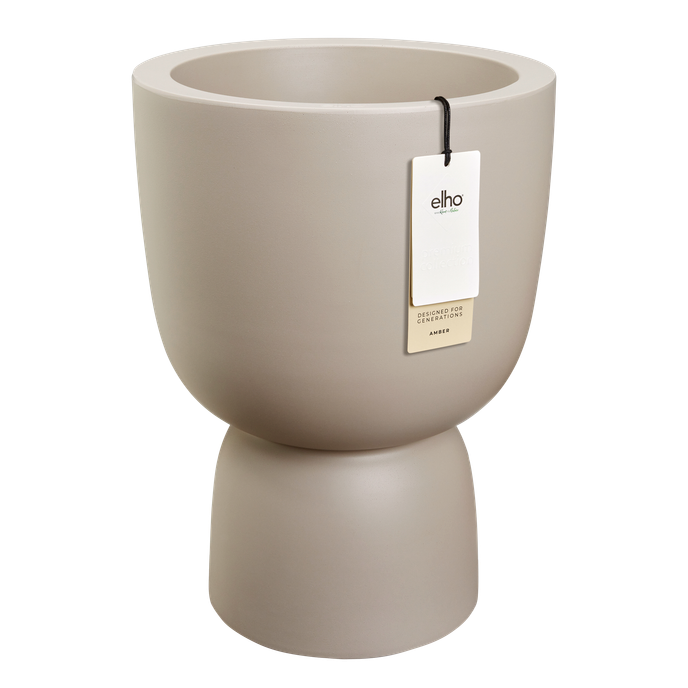 amber coupe round 41cm greige